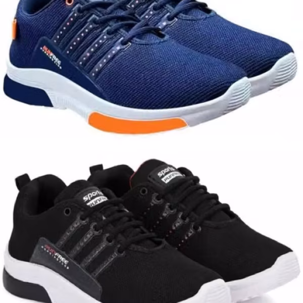 Elasa Shoes Combo of 2 Men Runing Shoes