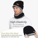 Fitness Mantra® Gym Winter Cap & Muffler for Men & Women| Beanie Cap| 1 Set