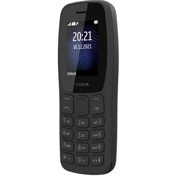 Nokia 105 Classic | Single SIM Keypad Phone with Built-in UPI Payments, Long-Lasting Battery, Wireless FM Radio, Without Charger| 1 Year Replacement Guarantee |