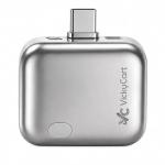 USB-C Smart Auto Eject Adapter | Full-Charge Separator USB-C Smart Overcharge Protector, 140W Fast Charging, Auto Cut-Off, Compatible with iPhone, Android, MacBook, Laptop
