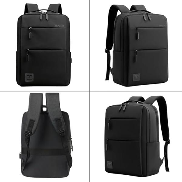 Impulse Empower Premium 25L Laptop Backpack for Men & Women, 15.6 Inch Laptop Bag with Padded Compartment, Office Backpack with Luggage Strap, Chest Strap