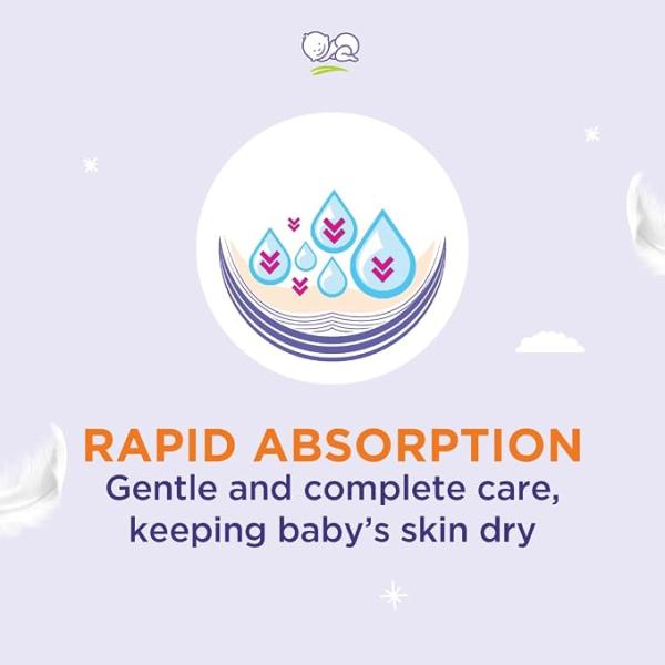 Himalaya Baby Tape Diaper | Size S (Small) 54 Count | Pack of 1 | 4-8 kg | Clinically Tested | Anti Rash Shield With Aloe Vera