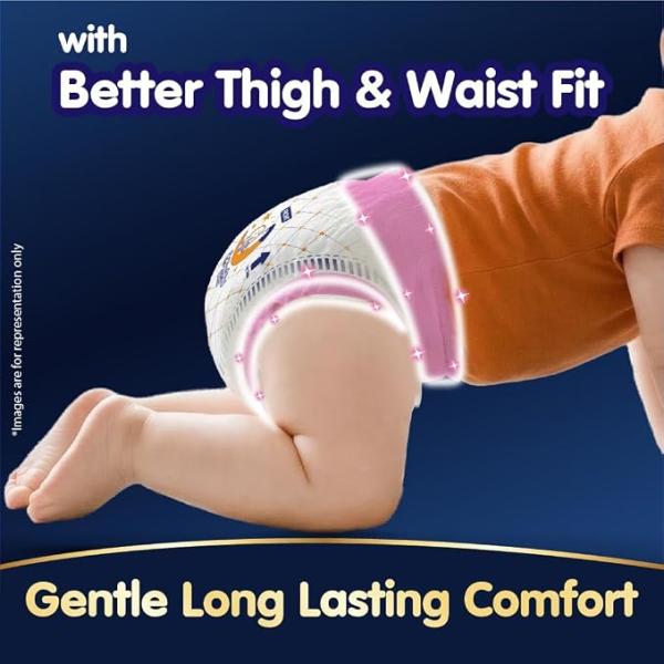 New Mamypoko Pants Premium All Night Absorb| Pant Style Baby Diapers Large Size(L), 62 Count, Ideal for 9-14Kgs|1 Diaper= Upto All Night Absorption 12hr Leakage Protection| Prevent