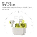 boAt Airdopes 141, Up to 50 Hours Playtime, Quad Mics ENx™ Tech, Dual EQ Modes, 13mm Drivers, Beast™ Mode, ASAP™ Charge, IWP™ Technology, BT v5.3, IPX4 Resistant TWS Earbuds
