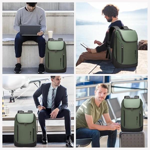 Our Best Selling Red Lemon BANGE Captain Business Smart Backpack Water-Resistant fit 15.6 Inch Laptop Backpack with USB Charging Port,Travel Durable Backpack for Men and Women
