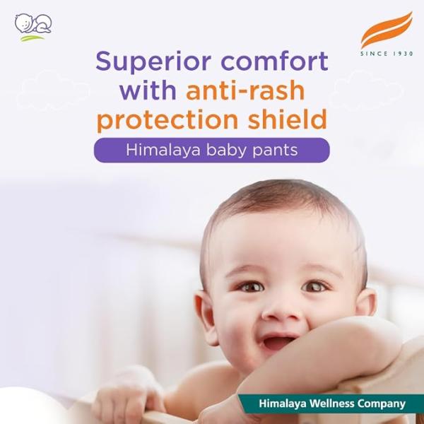Himalaya Baby Tape Diaper | Size S (Small) 54 Count | Pack of 1 | 4-8 kg | Clinically Tested | Anti Rash Shield With Aloe Vera