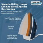 Havells best Glace Plus 1000 Watts Dry Iron Press| 2X Non Stick Greblon Coating from Germany| 2X ISI Certified Safety & Performance| Fire Retardant Body