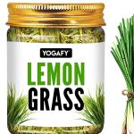 YOGAFY - Lemongrass Herbal Tea Leaves || Boost Metabolism Used For Detox || 100 Grams