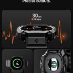 Rugged Armor for Samsung Galaxy Watch 8/9 (40mm) Case - Matte Black