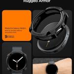 Rugged Armor for Samsung Galaxy Watch 8/9 (40mm) Case - Matte Black