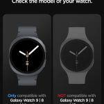 Rugged Armor Pro for Sam Spigen Rugged Armor Pro for Samsung Galaxy Watch 8/9 (44mm) Case with Strap - Matte Blacksung Galaxy Watch 8/9 (44mm) Case with Strap - Matte Black
