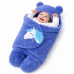 BRANDONN Baby Blanket Newborn Gift Pack of Swaddle Wrapper, 0-9 Months, Length 68 cm x Width 68 cm
