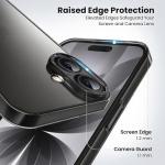 Anti Scratch Semi Translucent Cover for iPhone 16 Case, Premium PC + TPU Phone Cases Drop Proof, Slim Anti Yellowing Never Yellowing Shockproof
