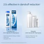 Pro Daily Anti-Dandruff Shampoo | Removes Dandruff from Source | Prevents Itching & Irritation | Scalpe Science | Climbazole Formulation | Dermatologically Tested | For Women & Men