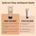 Ghar Soaps De-Tan Face Wash | For Tan Reducing, Brightening & Glowing Skin | With Sandalwood, Saffron, Coconut Oil & Goat milk | For All Skin Types