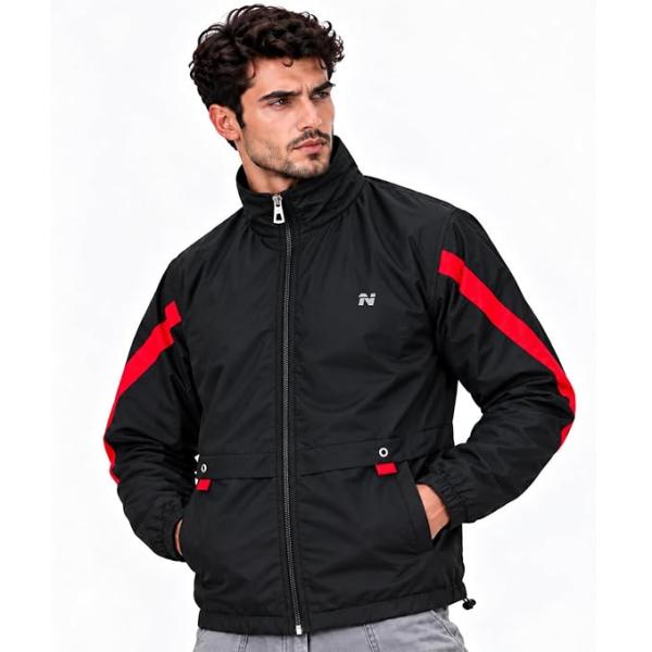 Men's Bike Riding Jacket | Biker Jacket for Men, Windcheater Lightweight Waterproof UV Protection Jacket for Running, Outdoor & Daily Wear