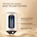 V-Guard Victo Plus DG Geyser 15 Litre Water Heater with Shock Prevention Module & Digital Display |High Energy Efficiency | Vitreous E
