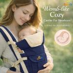 Kids 4-in-1 Adjustable Baby Carrier Cum Kangaroo Bag | Multiple Carry Positions: Front, Back, Hip - Comfortable & Adjustable with Safety Belt and Buckle Straps