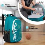 Skybags Brat Pro Max 35L Laptop Backpack (Upto 15.6"), 3 Compartments uisex