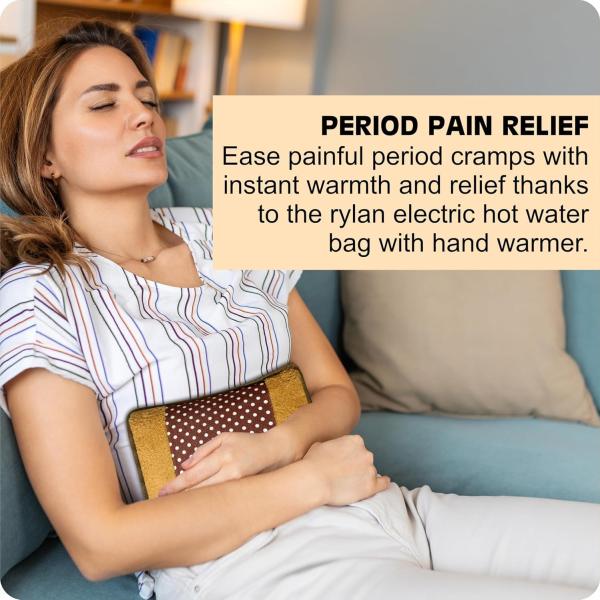 Hot Bag TEKCOOL Heating Bag for Pain Relief | Electric Pad-Heat Pouch | Water Bottle