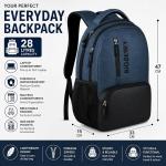 BIGBERRY Rodeo Leather Laptop Backpack for Men & Women | Water Resistant Medium Office, Travel, College Bag | Fits Up to 15.6 Inch Laptop |