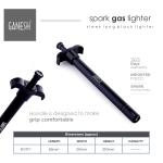 Gas Lighter for Kitchen Use Restaurants Metal Gas Stove Lighter Regular Size Easy Grip Long Lasting, Rust Proof