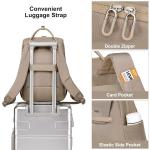 For Women Chantria Casual Backpack for Women Stylish 13L Small Backpack fit 14 inch Laptop Compact Daypack Polyester Multi-pockets for Office Casual