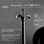 Gas Lighter for Kitchen Use Restaurants Metal Gas Stove Lighter Regular Size Easy Grip Long Lasting, Rust Proof