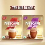 Nescafé Cappuccino Instant Coffee Premix, 125g, (5 Sachets x 25 g) Café-Like Coffee at Home, Just Add Hot Water For a Perfect Cup of Coffee