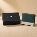 URBAN FOREST Seattle Green/Sand Leather Wallet
