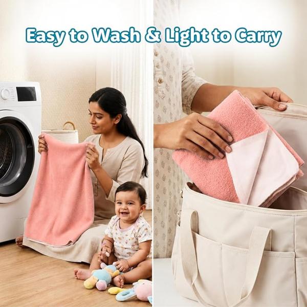 Supples Baby Dry Sheet | Waterproof & Quick Dry | 140 X 200 cm |  Pack of 1