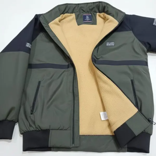TrendsTalk Men Solid Bomber Jacket