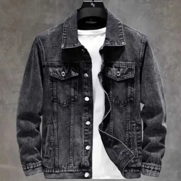 Moda Rapido Men Solid Denim Jacket